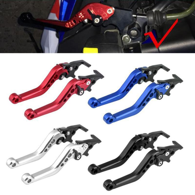 

1 пара мотоциклет тормозного сцепления рычаги регулируемые двойные дисковые тормозные ручки стержень модифицированные аксессуары
