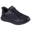Skechers Bobs Squad 4 Mesh Synthetic Leather Staple Look Comfortable Fashionable Simple Low Top Training Shoes Women Sneaker Black 117624-BBK