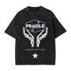 DEATH STRANDING Logo Print T-Shirts Harajuku Gewaschene Oversized T-Shirts Sommer Baumwolle Kurzarm T-Shirts Oberteile Herren Damen Kleidung