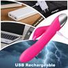 Powerful Rabbit Vibrator for Women G Spot Clitoris Stimulation 10 Speed Dildo Masturbator Rechargeable Sex Toys For Adult 18+