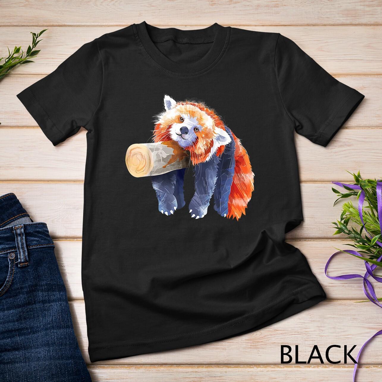 Red Panda Shirt Men Women Red Panda Lover Graphic Red Panda Unisex T-Shirt Mens Womens Tees Top L