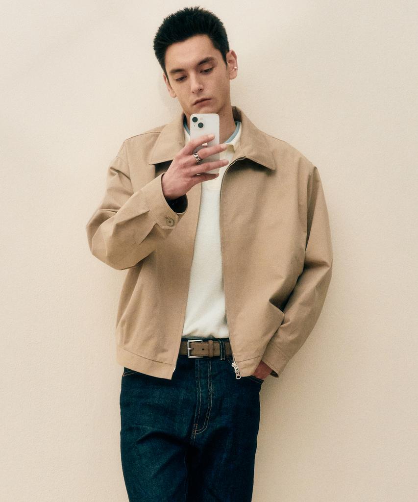 Plac Cotton Blouson Jumper Beige