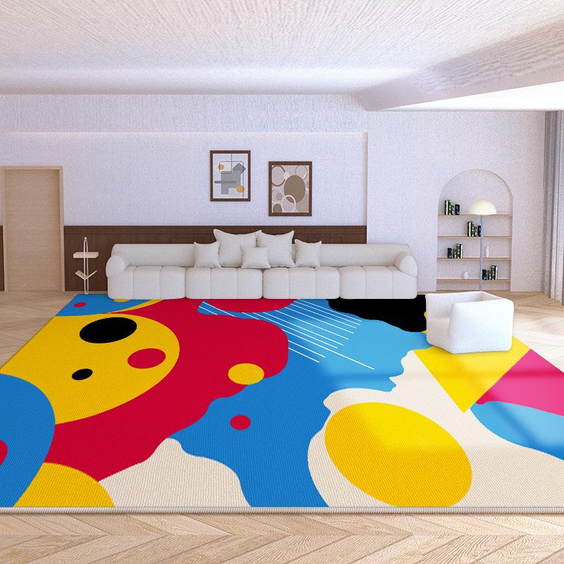 

Американский грязеотталкивающий петлевой велюровый ковер - Легкий в уходе ковер на всю площадь для спальни/гостиной 80x120 cm