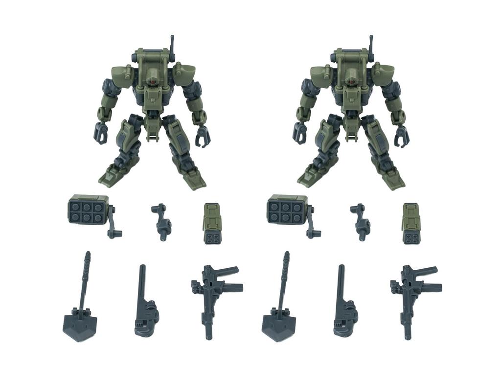 SHEIK MAINLAND Combat Engineer Martin Scale ABS POM Assembled Plastic Model Kit 1/144 & [Green]