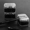 1pc Double Hole Manual Sharpener for Makeup Pencils Precision Sharpener for Essential Makeup Tool School & Art Supplies