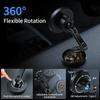 15W Magnetic Car Phone Holder Mount Wireless Charger Rotation Magnetic Car Phone Stand Fast Charging for IPhone 16 15 14 13 12