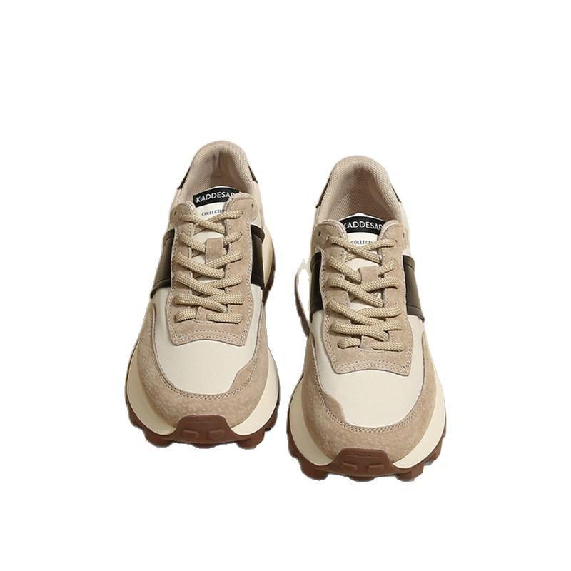 Yunfu~ Soft leather Forrest Gump shoes, sports shoes women's autumn new shoes women's shoes trendy ins casual shoes jogging shoes