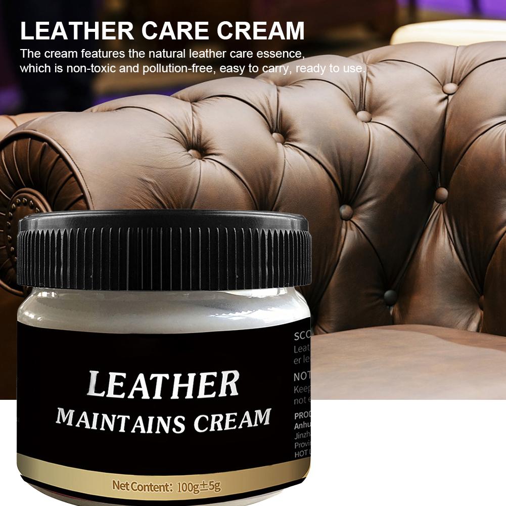 Leather Care Cream Transparent Leather Skin Refurbish Repair Coating For Car Seat Sofa Coats Holes Scratch Crack Car Accessories