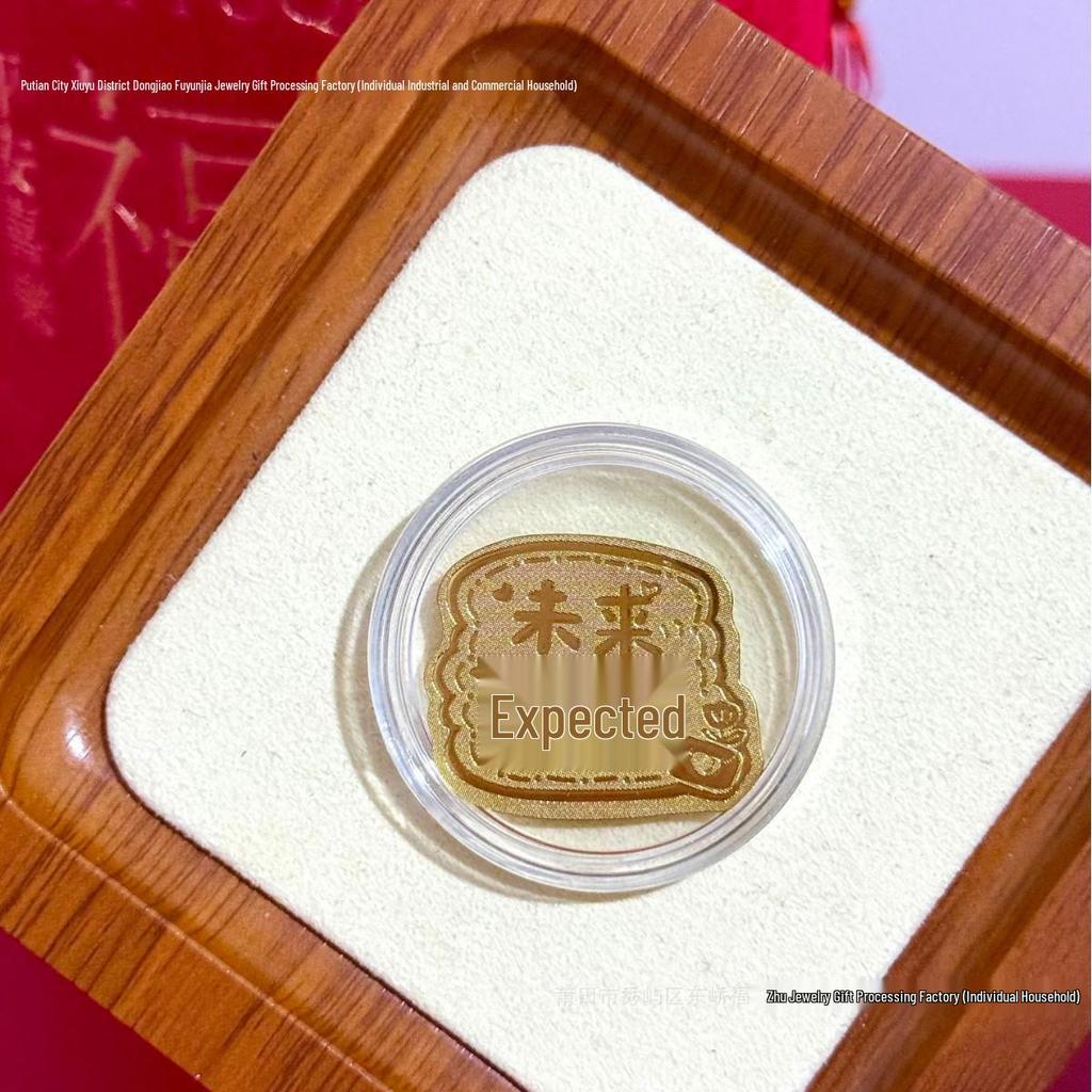 Pure Gold 999 Horse Year Phone Sticker for Wealth and Health - Popular Douyin Live Seller