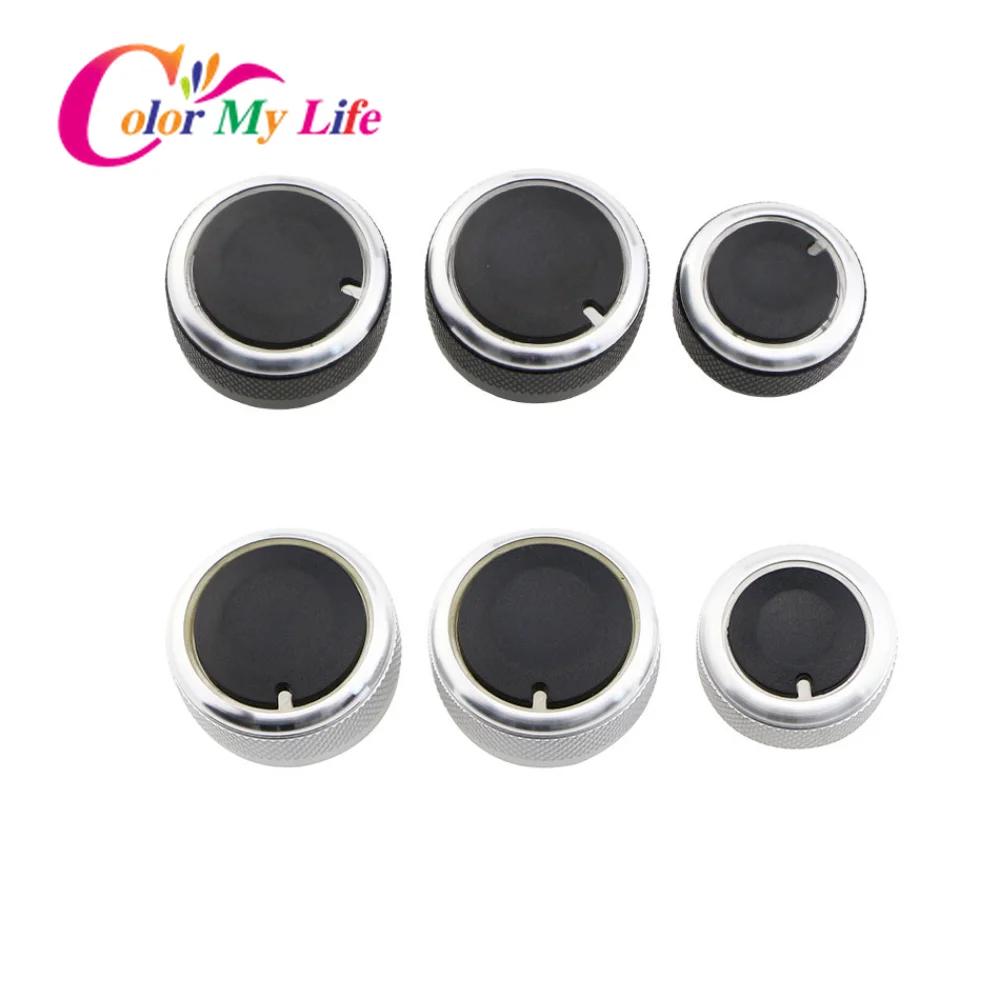 3Pcs/Set Air Condition Heat Control Switch Knob for Skoda Superb Octavia MK1 2007-2013 AC Knobs Car Accessories