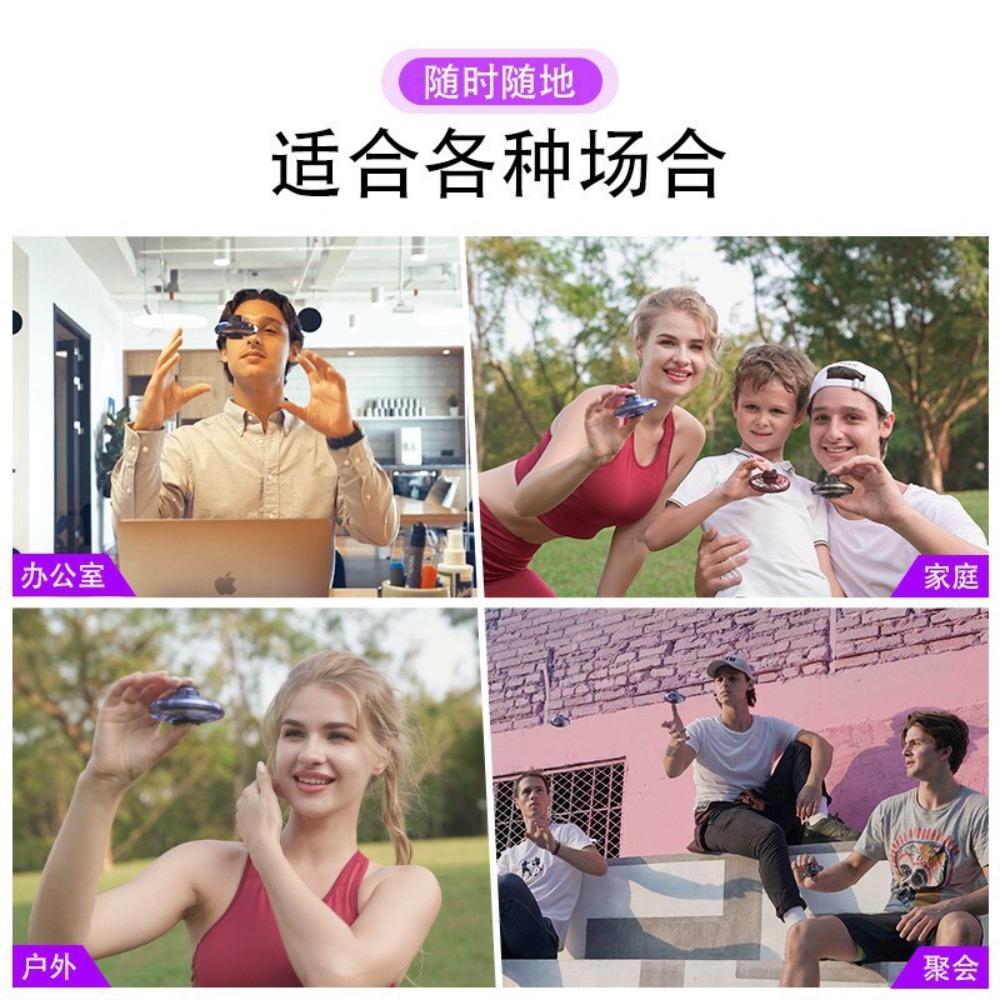 NEW LED Flying UFO Spinner Fingertip, Upgrade Flight Helicopter Gyro Flyorb Hover Ball, Mini Drone Aircraft Toy, Christmas Gift