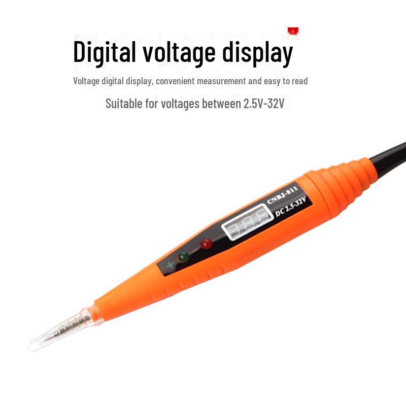 Digital Display Car Circuit Test Pen: 2.5-32V Induction and Repair Light