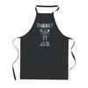 Tablier de cuisine - PLANETEE - Thierry - Noir - Impression bretonne - 90x60 cm