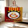 1PC Galatasaray S Custom Name Patterned Flannel Blanket Suitable For All Seasons for Home Decor Warmth and Comfort Gifts Holiday Present