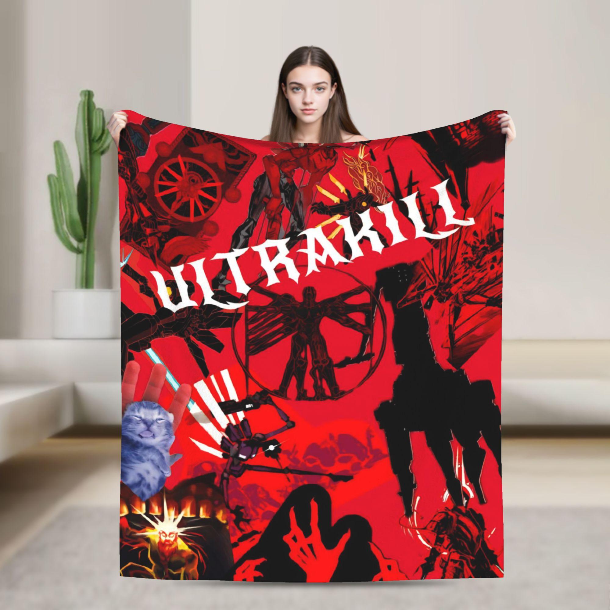 

Ultrakill Gabriel game Blanket Quality Super Soft Throw Blanket Winter Travel Couch Chair Street Trend Bedspread 30x40in