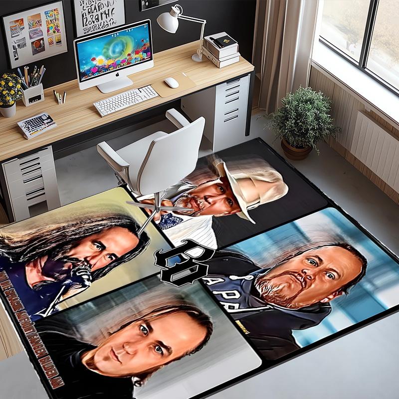 Bohse Onkelz Muster Teppich, Innen-/Außenteppich, für Picknick, Spielzimmer, Schlafzimmer, Büro, Wohnzimmer, Heimdeko Teppich, Geburtstagsgeschenk