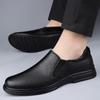 Fashion Mens Autumn Winter Casual Leather Business Shoes Male Classic Comfortable Loafers Fashion Simple Men Slip on Flat Designer Shoes