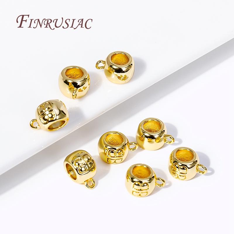 18K Gold Plated Pendant Holder Bail For Pendants Accessories,Bails Connectors For Jewelry Making DIY Necklace Findings