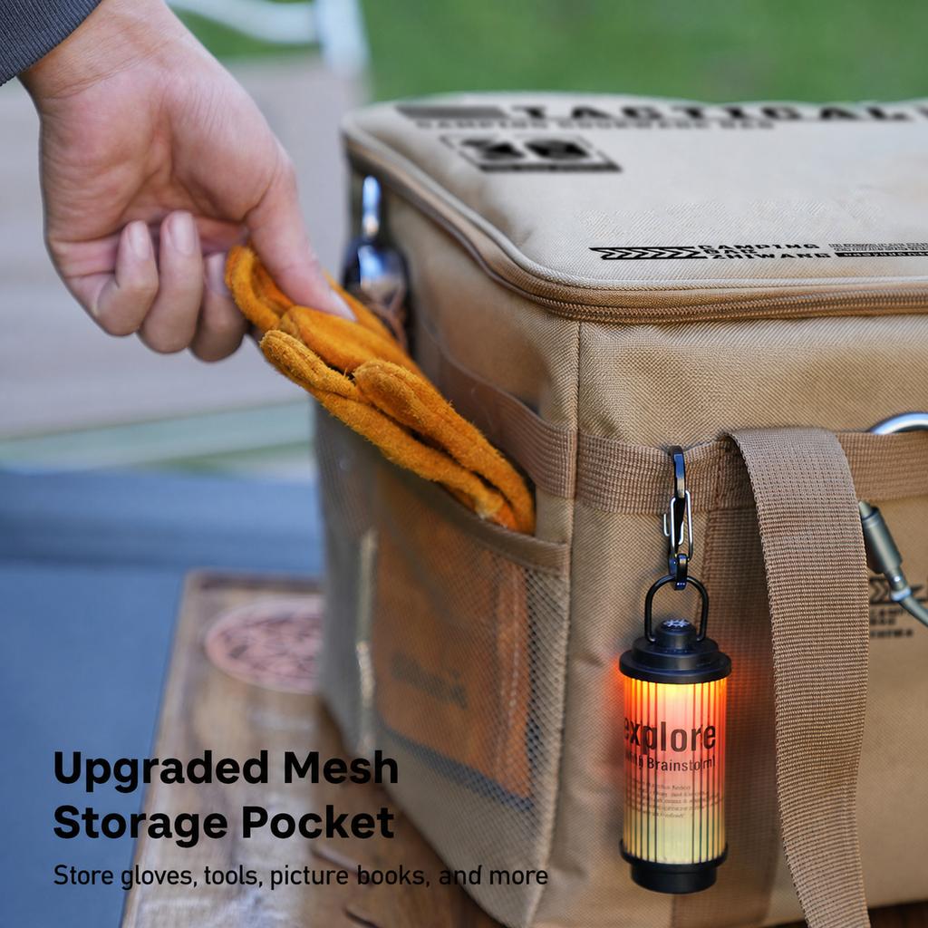 Outdoor Picnic Bag Lightweight Camp Cookware Bag Tactical Camping Storage Bag  For Trekking Outdoor Camping Home Storage