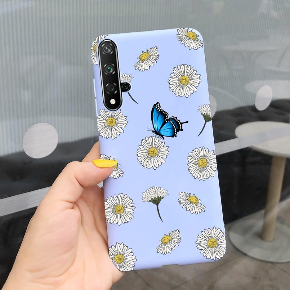 For Huawei Honor 20 Case Stylish Painted Silicone Soft TPU Phone Case Fundas For Huawei Nova 5T 5 T Honor 20 Honor20 Cases Cover