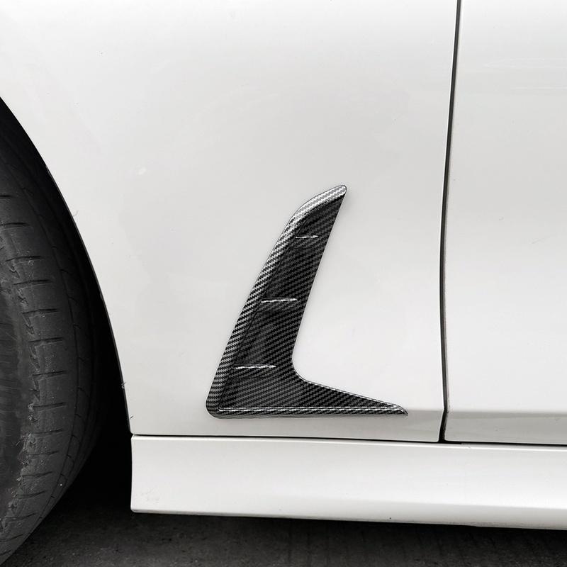 Luchtuitlaat Afdekking Sierlijst Voor BMW 3 Serie Voor G20 + Auto Zijvleugel Luchtstroom Spatbord Rooster Uitlaat Inlaat Ventiel Afdekking Zwart
