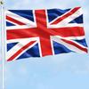 150*90cm UK-Flagge 3x5FT Die Flagge des Vereinigten Königreichs Britische Nationalflaggen Langlebige Lebendige Farbe Für Patriotische Außen- und Innendekoration