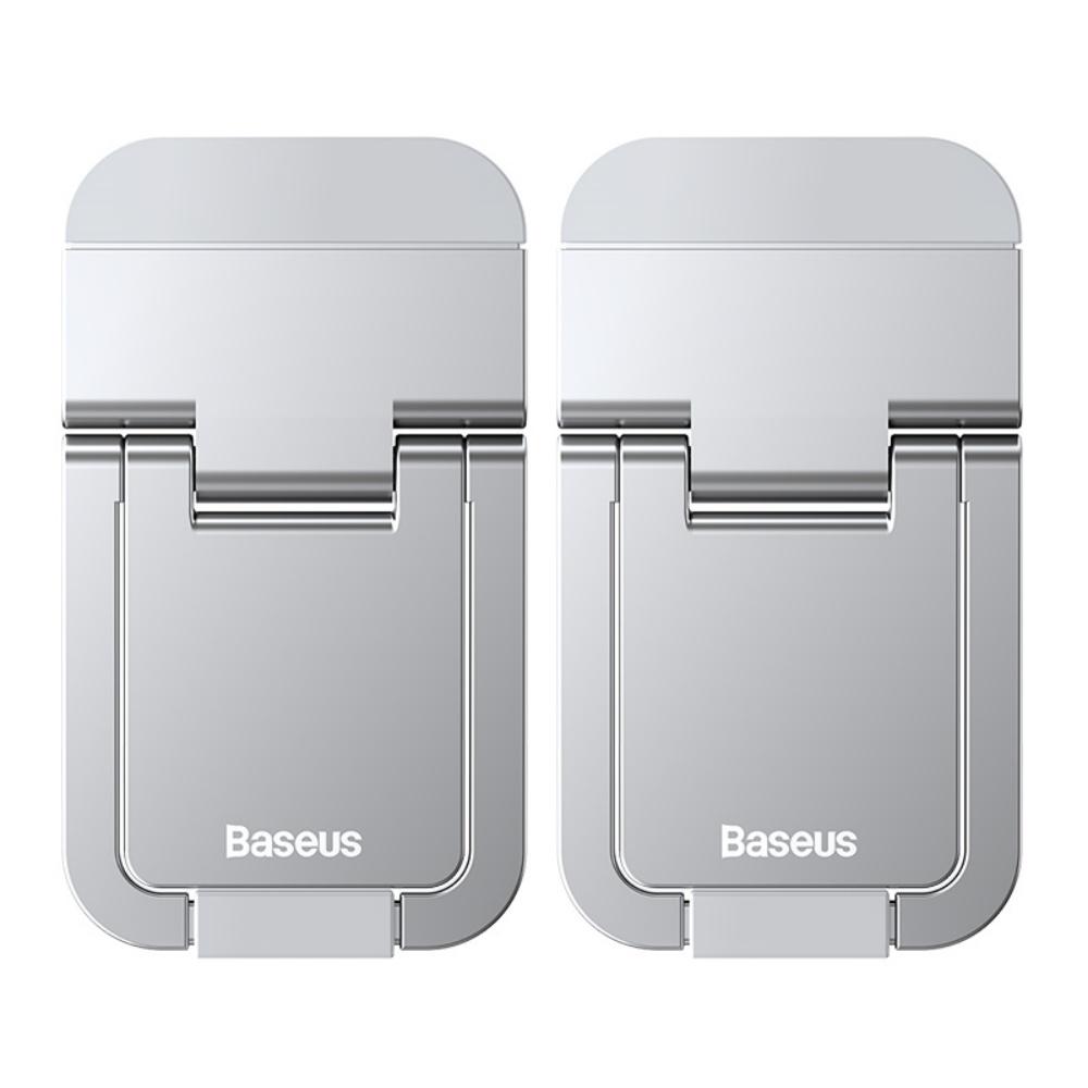 Baseus 2PCS/SET Laptop Stand Alloy Notebook Kickstand Foldable Convenient Height Adjustable Mini Compact Desktop Computer Holder