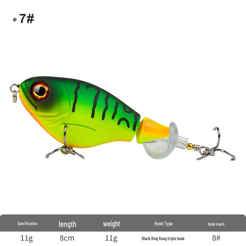 

Плавающий воблер с пропеллерной системой для дальнего заброса при ловле в пресной воде