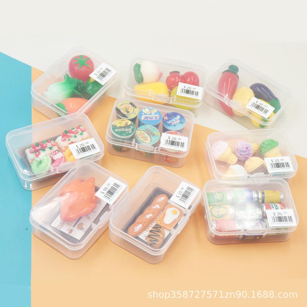 Cute Simulation Food Play Miniature Mini Food Model Small Ornament Doll House Drink Food Set Accessories Resin