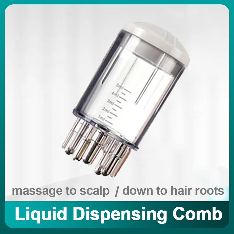 2025 nouvelle vente chaude applicateur de cuir chevelu rouleau de Massage brosse applicateur de cheveux combinaison Liquid guide comb