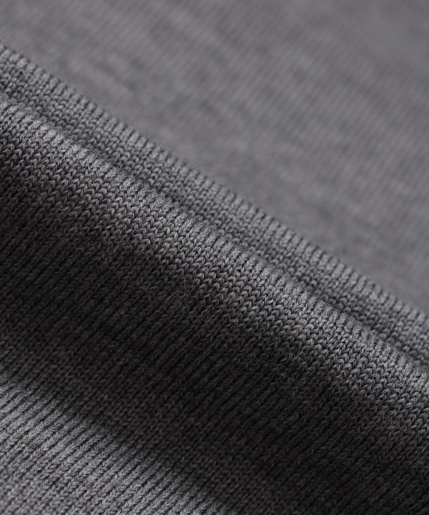 BROOKS BROTHERS Merino Wool Logo Turtleneck Sweater (Grey) (Bbwumnf301)