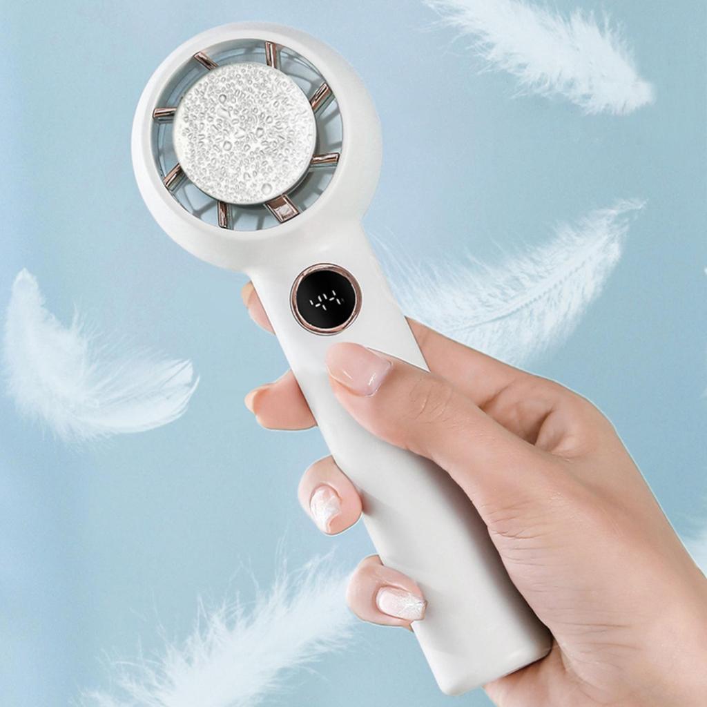 Portable Handheld Fan with Refrigeration Mode, 2000mAh Battery Operated Rechargeable USB Fan,3 Speed Cold Wind Hand Fan
