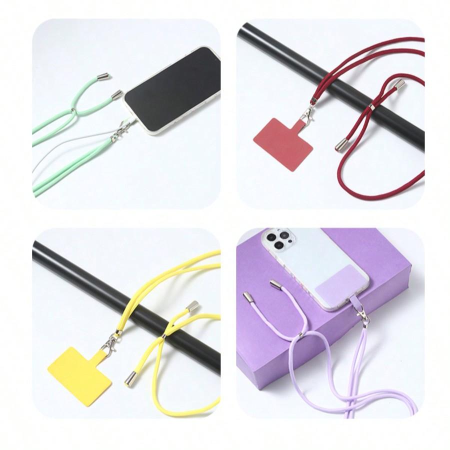 1pc Adjustable Universal Phone Lanyard Strap, Detachable Colorful Neck Strap, Anti-Lost Phone/Key Chain Safety Cord Gifts For Mother, Family, Friends