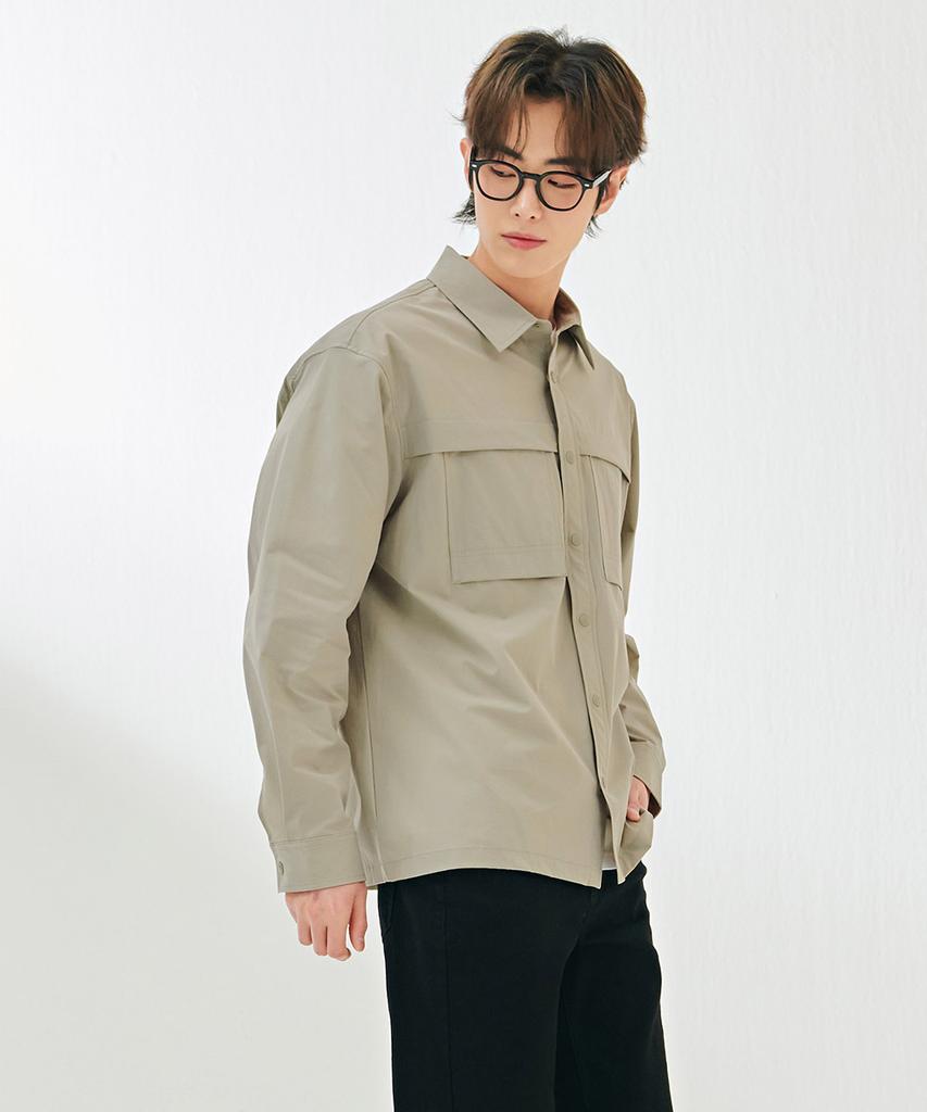CHASECULT Men'S Stretch Shirt Jacket-Dbrk5422C0V