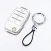 For Kia K5 Optima Sorento Forte Stinger Rio 3 K2 Ceed Cerato K3 Sportage 4 Picanto 3/4 Buttons Car Key Case Keyless Chains