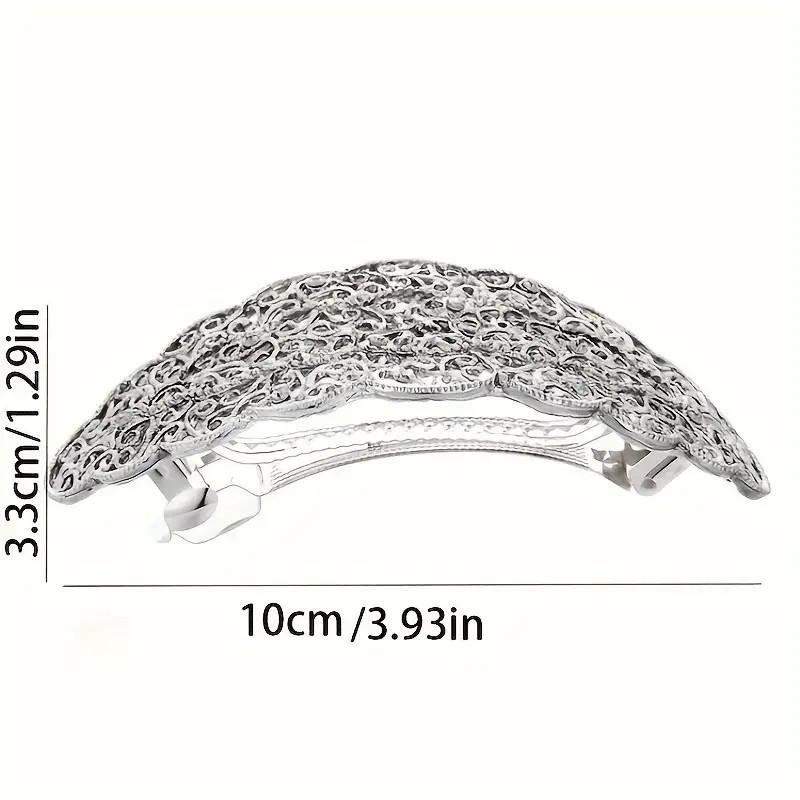 Wydrążony klips do włosów, vintage metalowy klips do włosów, ozdobny klips do włosów, francuski klips do włosów, damskie i dziewczęce akcesoria do włosów