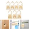 7x Nursery Hanger Organizers Nursery Closet Organizers Wood Newborn Wardrobe Divider for Closet Room Bedroom Birthday Nursery