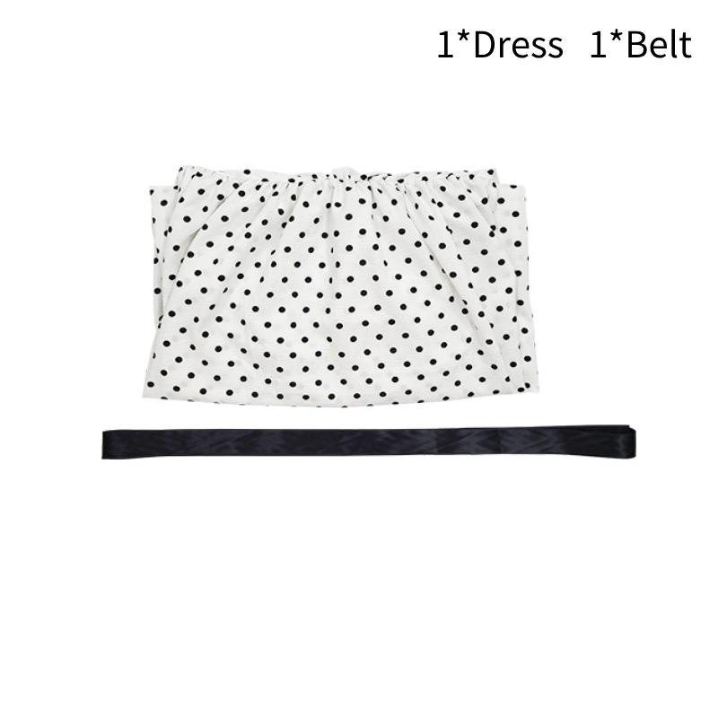 

Полька Косплей Средневековый Точечный Костюм Платье Коричневое Полосатое Платье Женское Винтажное Polka Dot,M