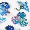 Kell Morské živočíchy Silikónové formy Morské živočíchy Ryby Octopus Epoxidová živicová forma DIY