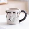 Delicate 3D Hand Painted Ceramic Mug Hand Painted Animal Ceramic Mug Convenient 3D Decoration for Kitchen and Cafe Use