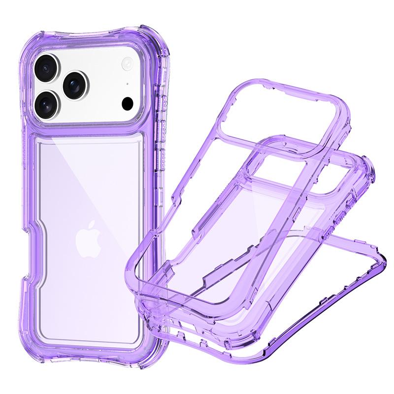 3IN1 Four-corner Airbag Anti-Drop Clear Case for IPhone 17 16 15 14 Plus 13 12 Pro Max 16E Drop Proof Hand Lanyard Protect Cover
