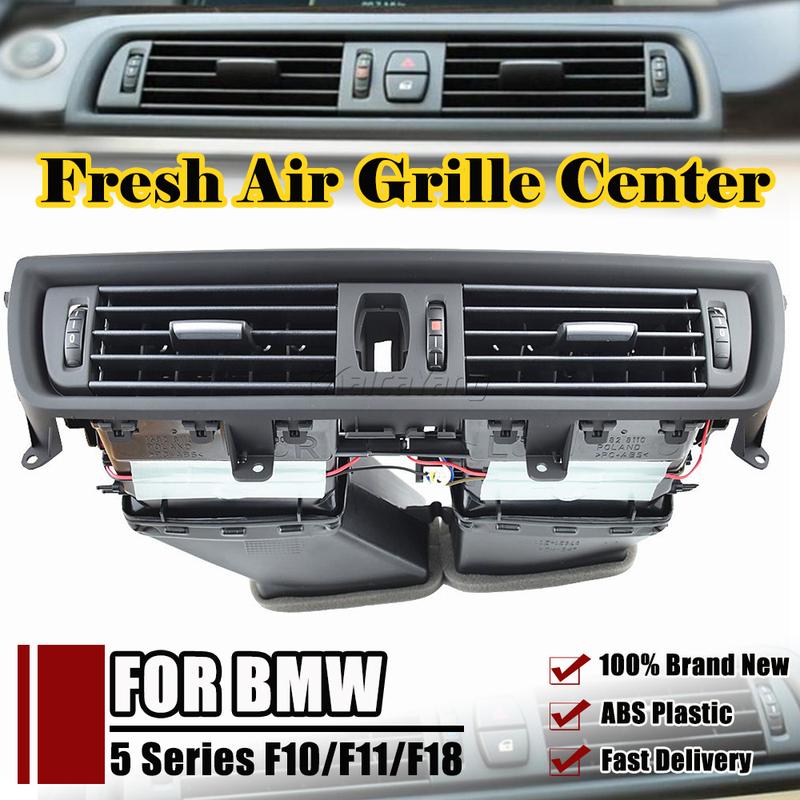 Malcayang For BMW 5 Series F10 F18 Front Console Dash Air Conditioner AC Vent Assembly
