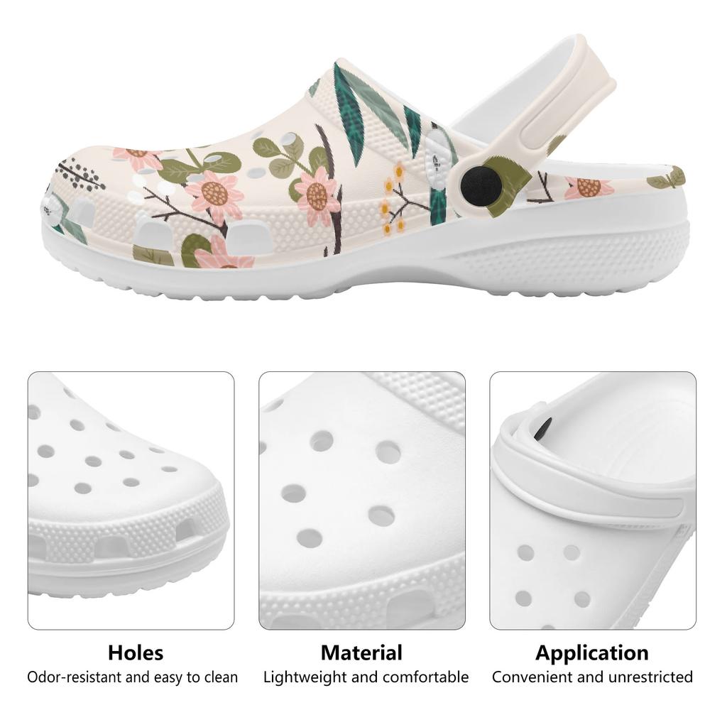 Daily Print EVA Clogs Unisex Comfortable Breathable Slip On Casual Footwear Lightweight Summer Sandals Casual Daily Wear