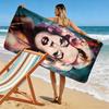 Marilyn Monroe Print Beach Towel, Large Soft Quick Dry Towel for Beach Camping Swimming