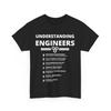Understanding Engineers - Funny Sarcastic Engineering Gift T-Shirt Unisex T-Shirt
