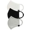 Cotton Mask Basic Colors Light Gray [SeraO] (3-pack) 1 White, Black, SRO-BC1