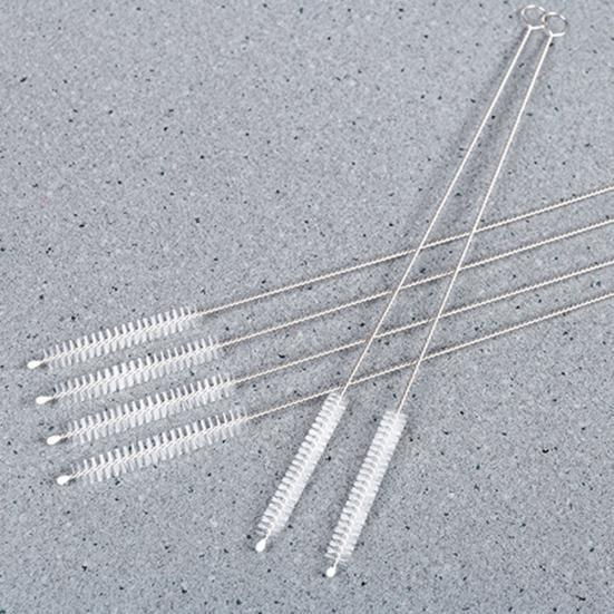 10Pcs Metal Straw Cleaning Brushes Drinking Pipe Glass Tube Milk Bottle Cleaner