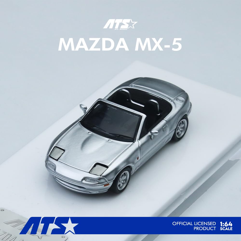 HobbyJAPAN ATS-MODELS 164 Mazda MX-5 Silber Fertigmodell ATS880103