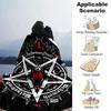 1pc Baphomet Satanism Throw Blanket Soft Flannel, Cozy All Season Polyester Perfect for Home, Office