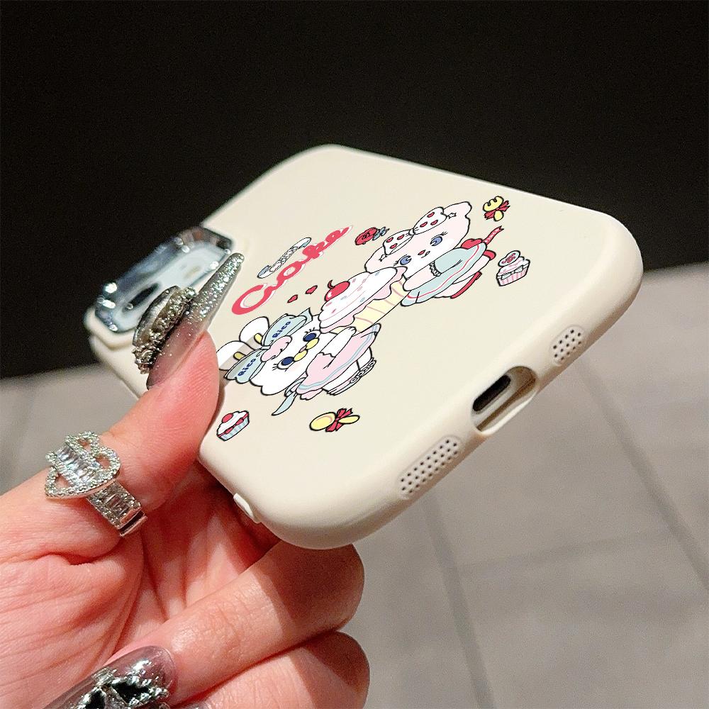 Jednobarevný stříbrný okraj čočky měkký tekutý silikon nárazuvzdorný obal na telefon pro iPhone Samsung Huawei Honor Xiaomi Redmi OPPO Realme Vivo Infinix Tecno